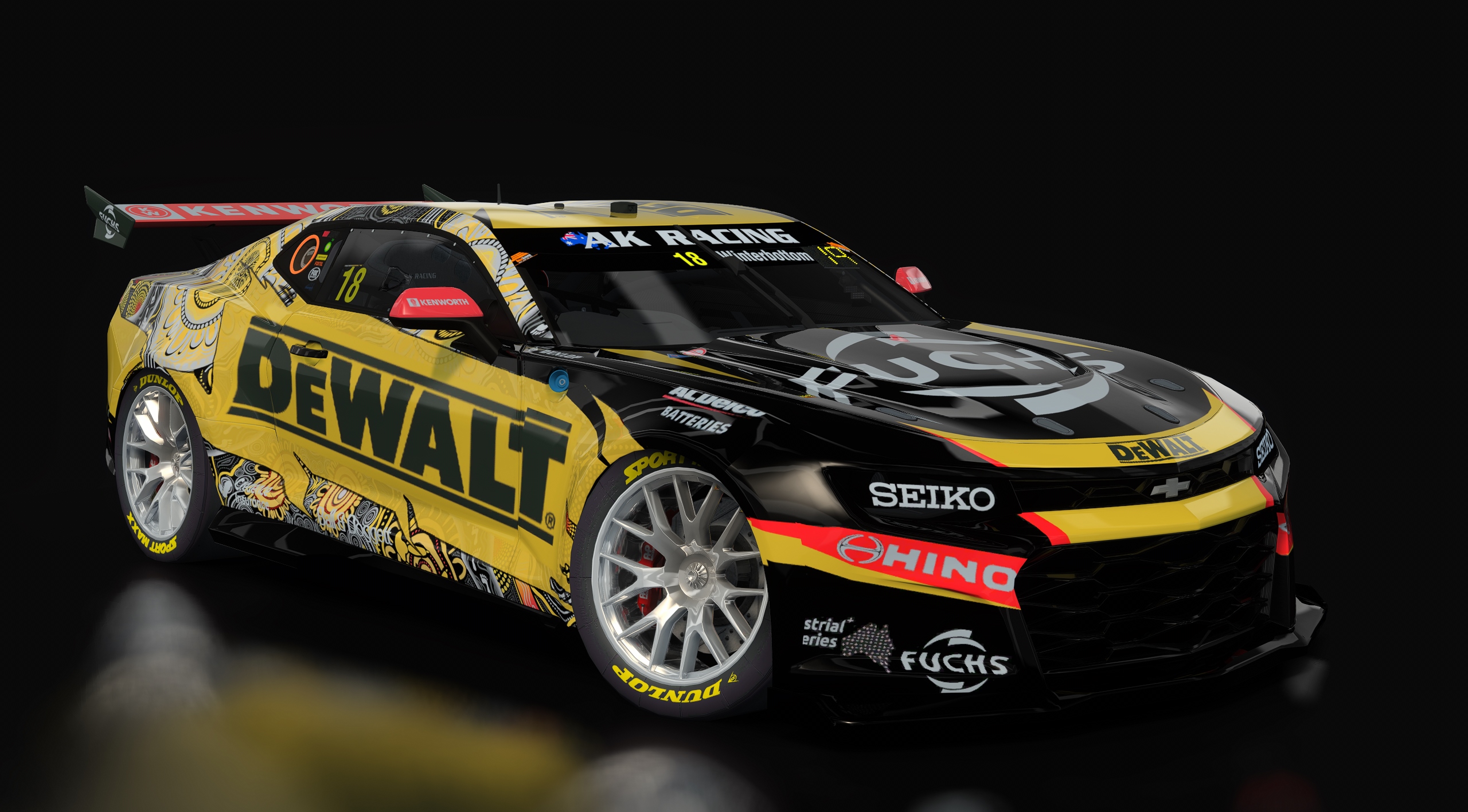 Supercars Gen3 Camaro AK, skin 18_dewalt_indigenous