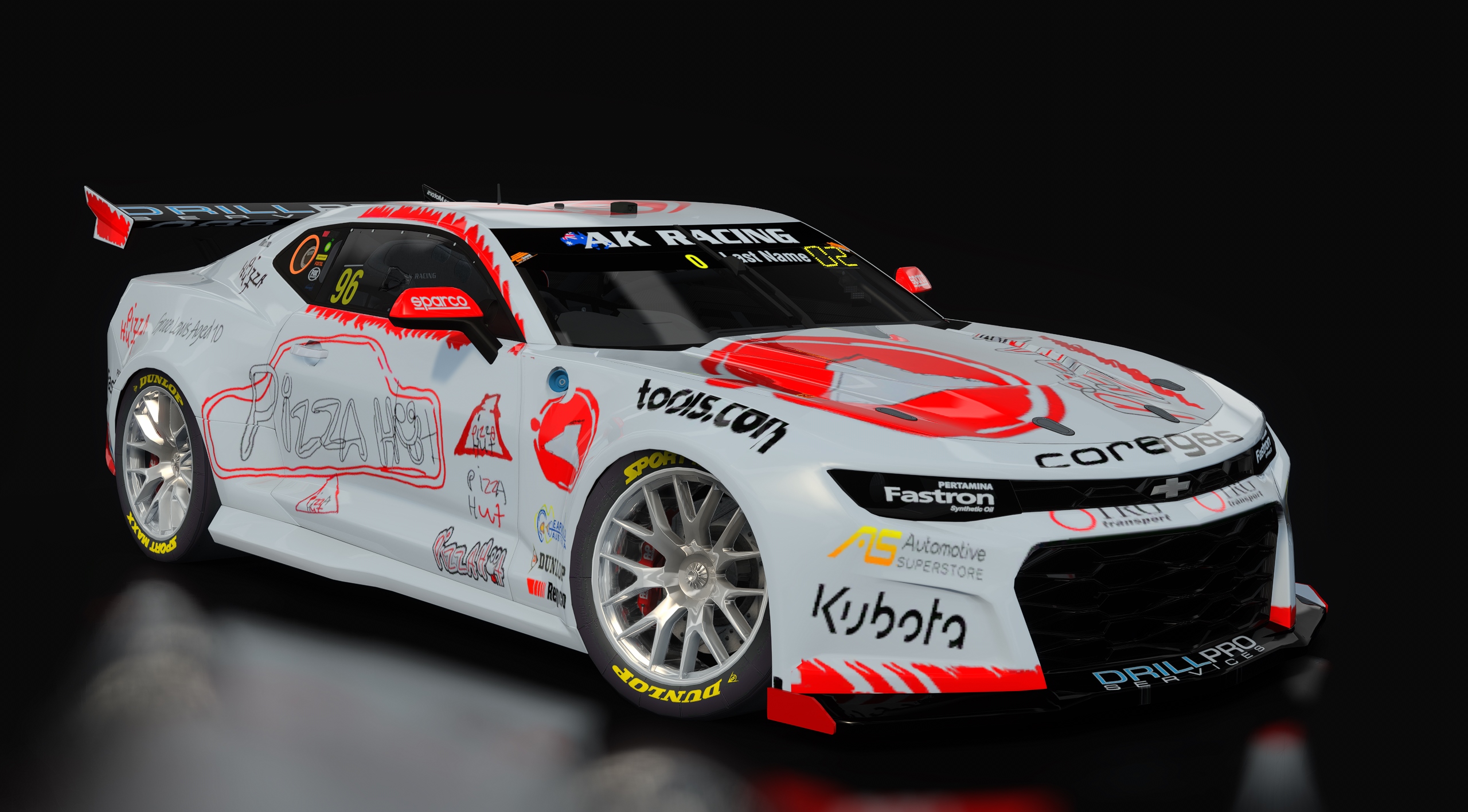 Supercars Gen3 Camaro AK, skin 2023_macauley_jones_design