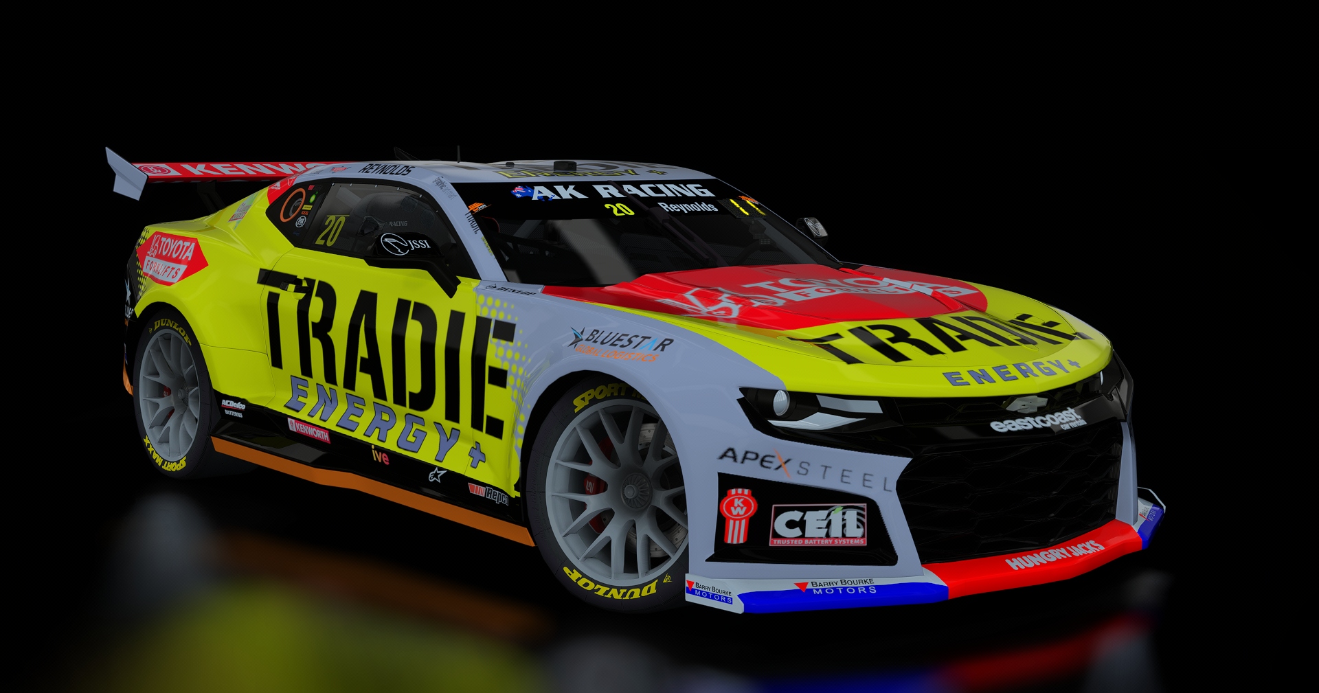 Supercars Gen3 Camaro AK, skin 20_reynolds_tradie