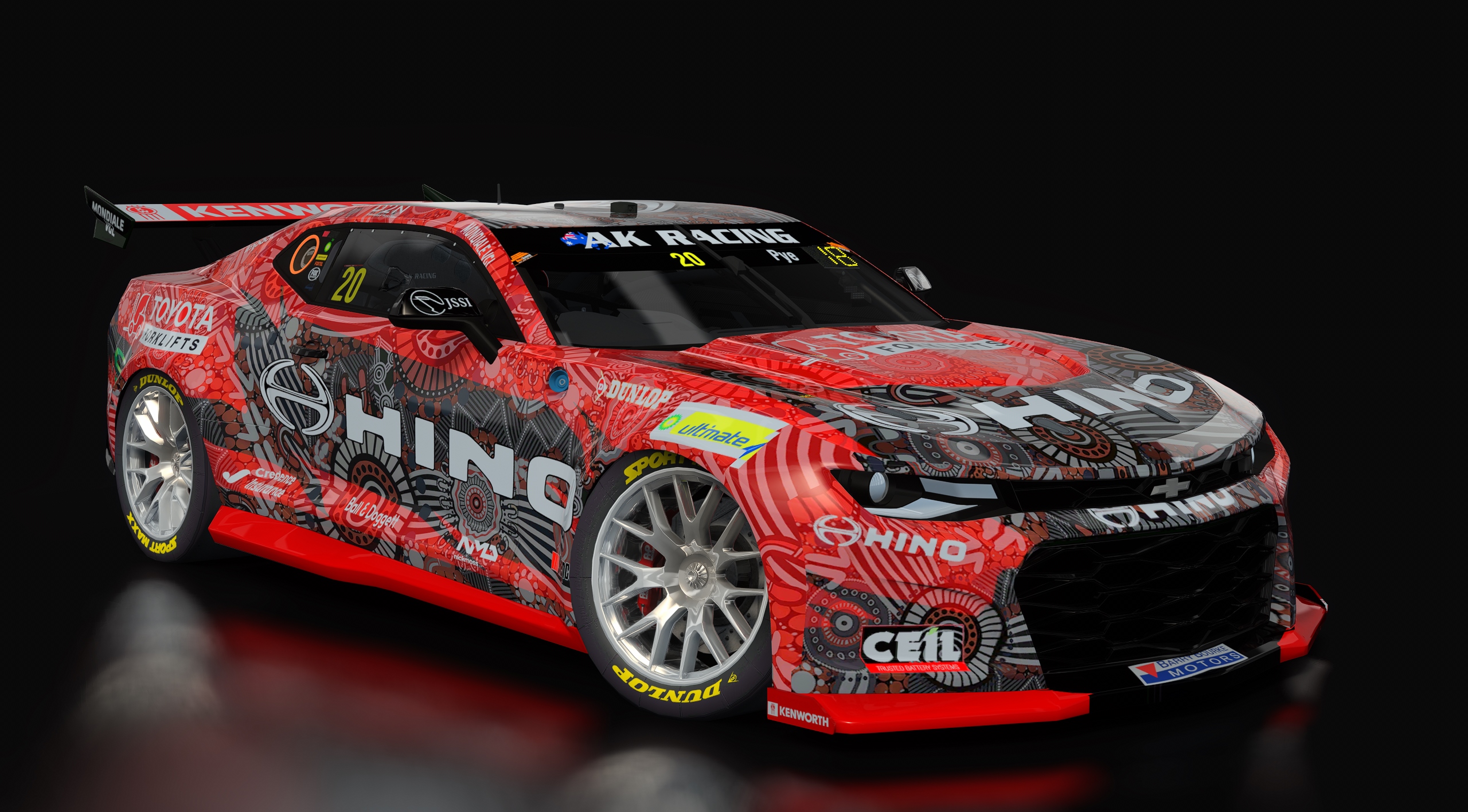 Supercars Gen3 Camaro AK, skin 20_scott_pye_indigenous