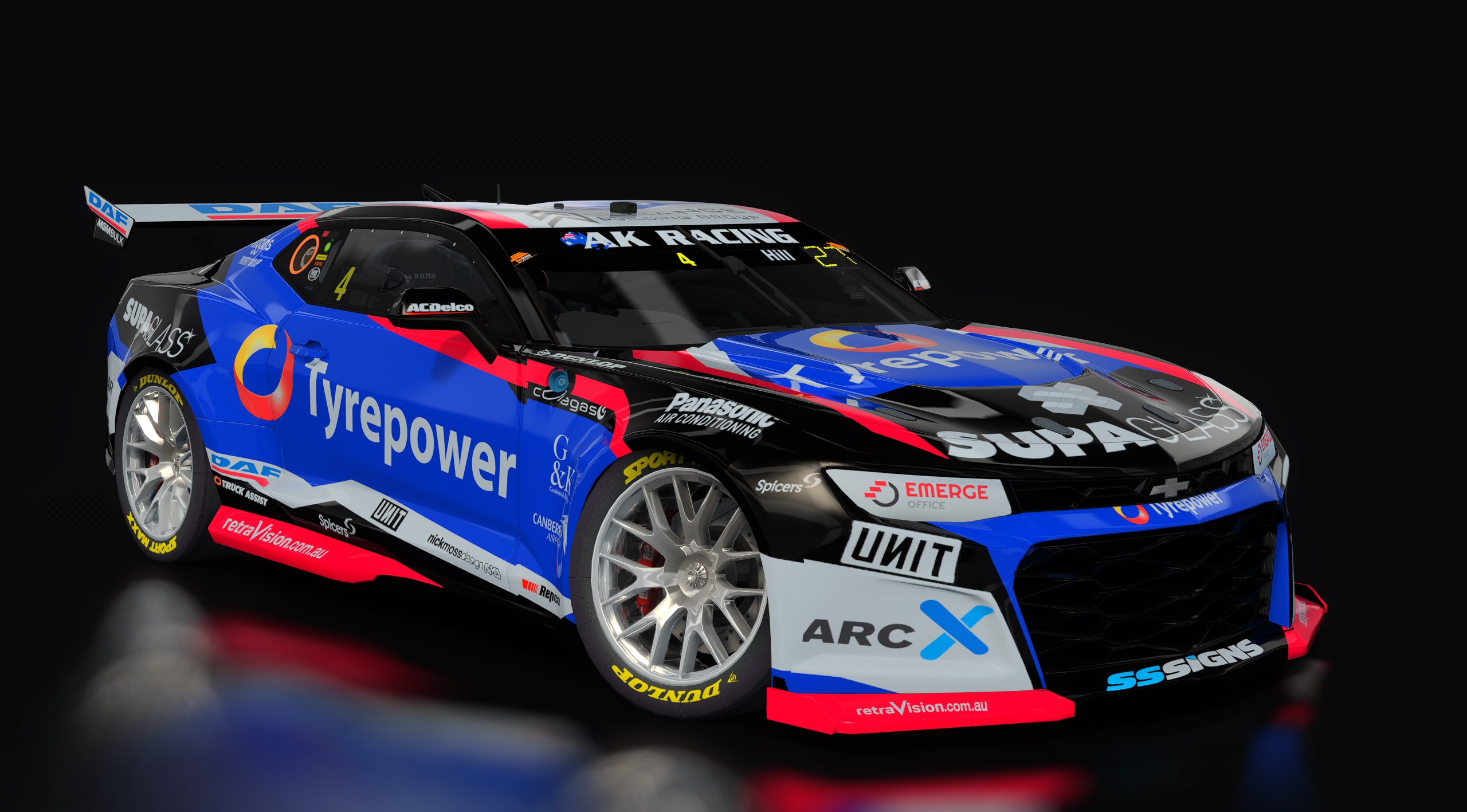 Supercars Gen3 Camaro AK, skin 4_tyrepower