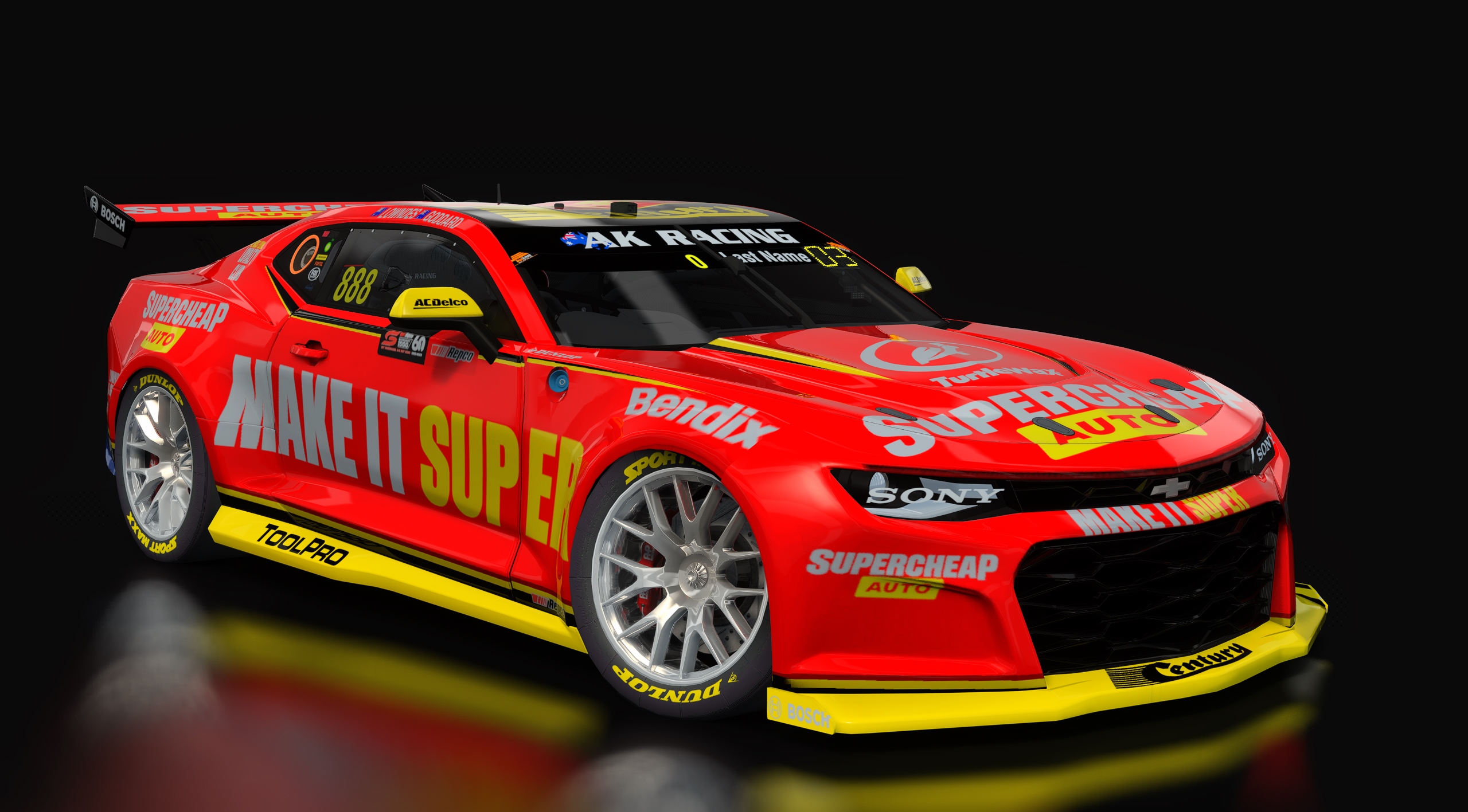 Supercars Gen3 Camaro AK, skin 888_makeitsuper
