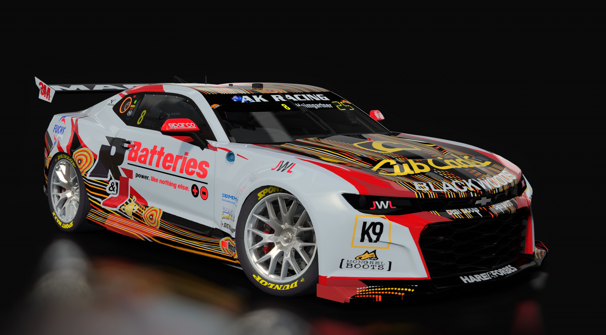 Supercars Gen3 Camaro AK, skin 8_indigenous