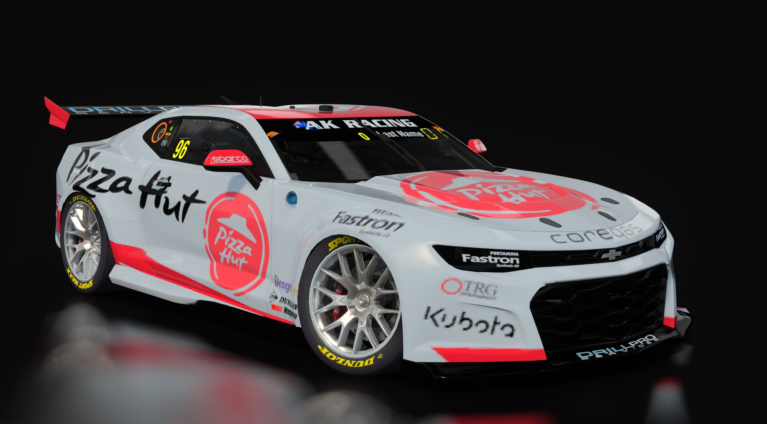 Supercars Gen3 Camaro AK, skin 96_pizza_hut