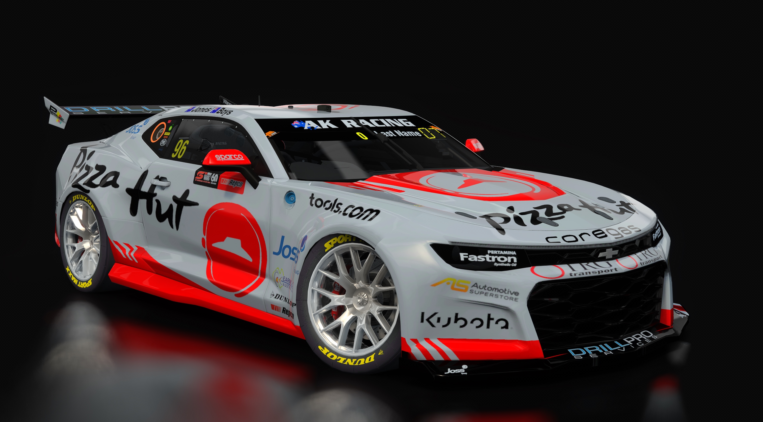 Supercars Gen3 Camaro AK, skin 96_pizzahut