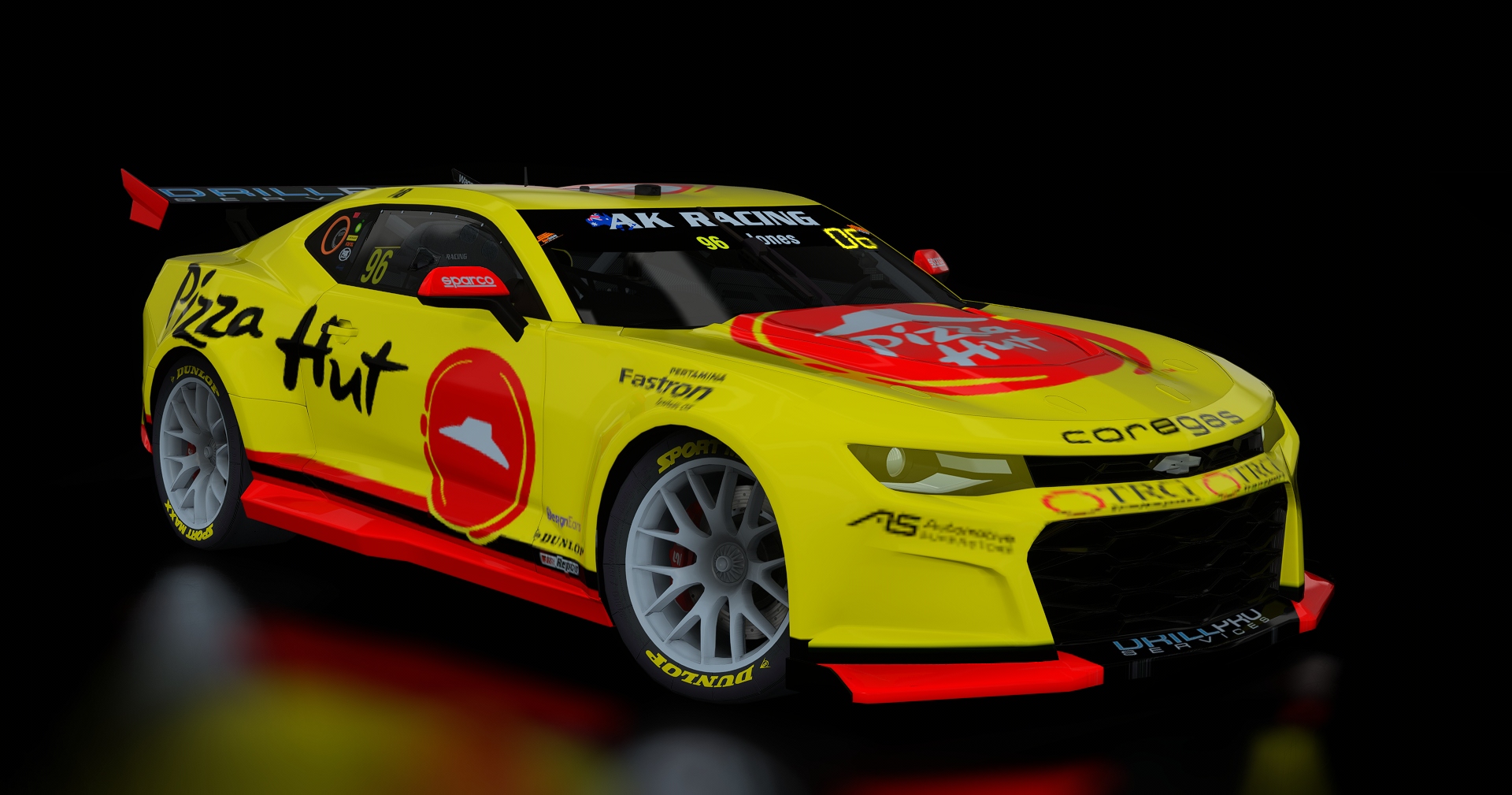 Supercars Gen3 Camaro AK, skin 96_pizzahut_2025