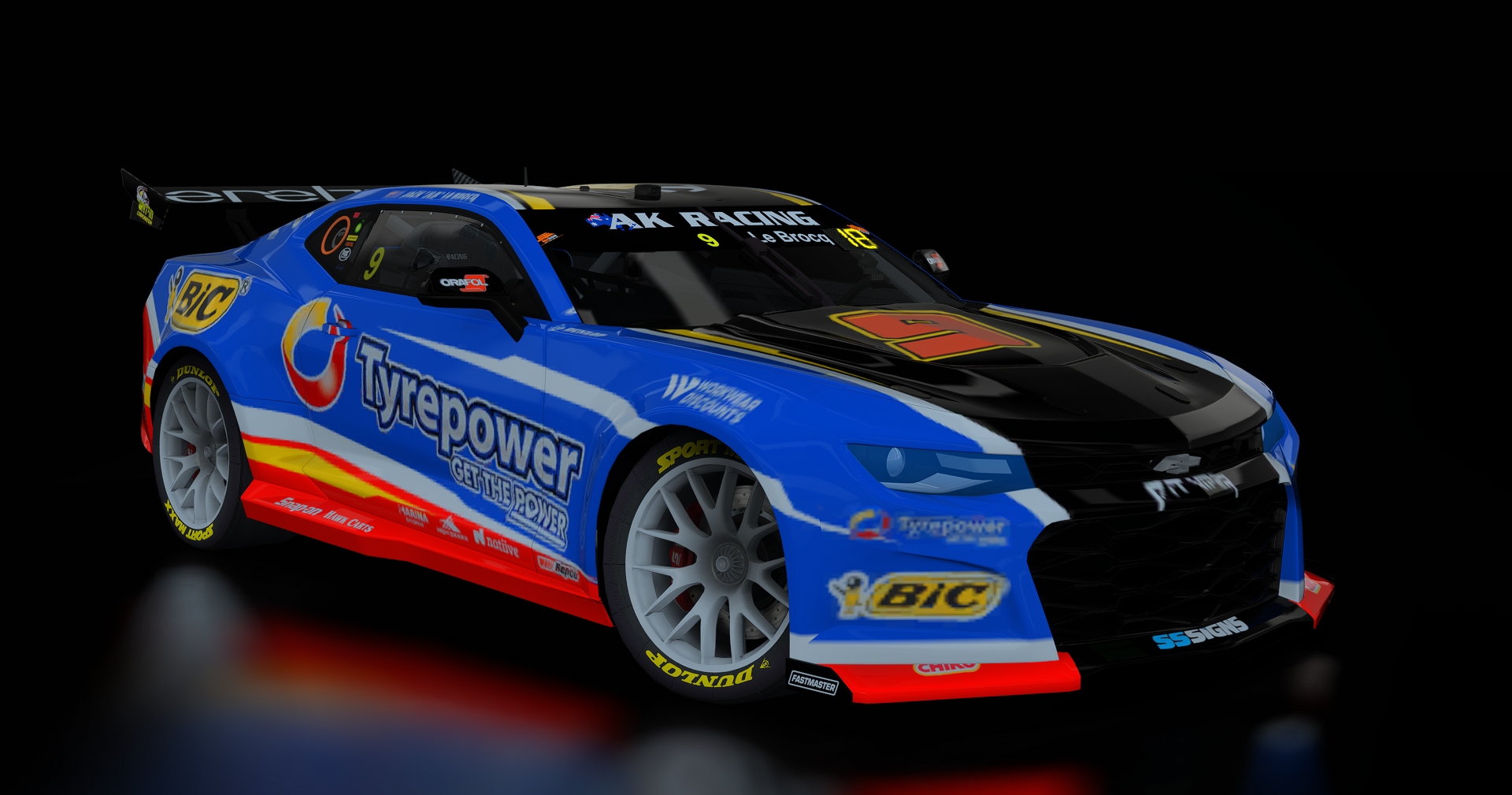 Supercars Gen3 Camaro AK, skin 9_Erebus_2025
