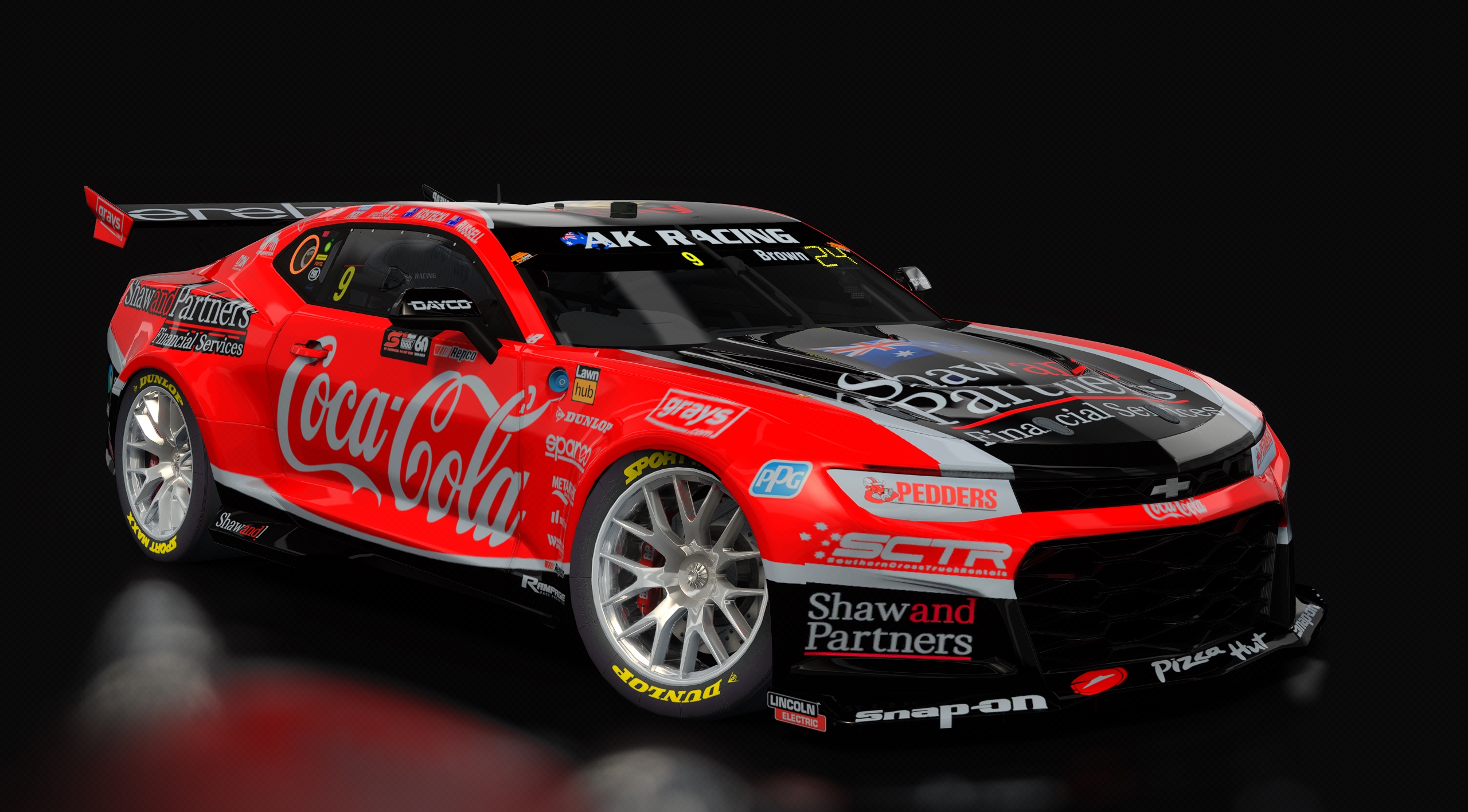 Supercars Gen3 Camaro AK, skin 9_erebus