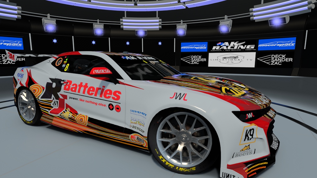 Supercars Gen3 Camaro AK, skin BJR Indigenous AH