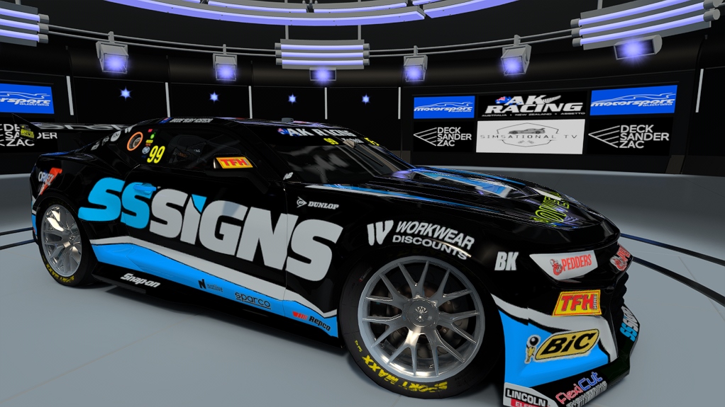 Supercars Gen3 Camaro AK, skin Brodie Kostecki 2024 V8 Supercars 2024