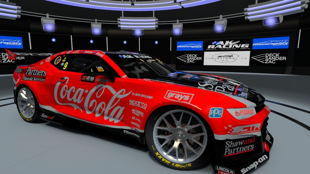 Supercars Gen3 Camaro AK, skin Erebus Motorsport