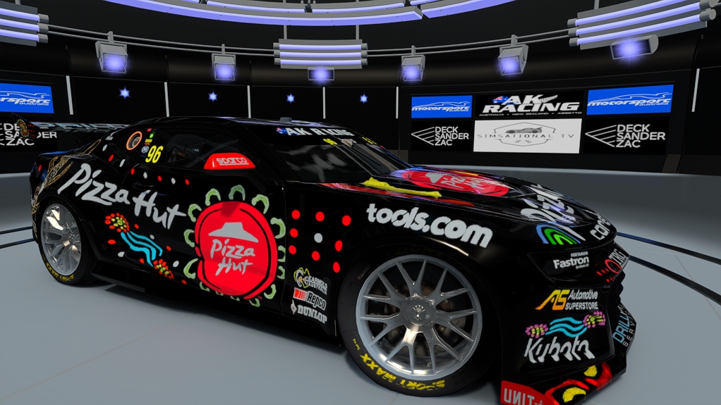 Supercars Gen3 Camaro AK, skin Macauley Jones 2023 Black