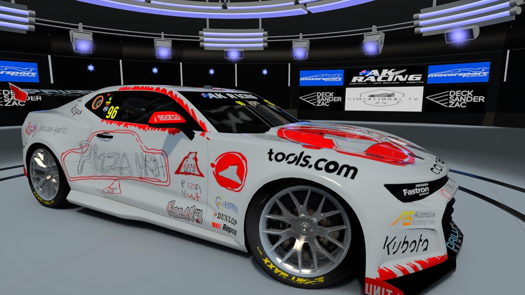 Supercars Gen3 Camaro AK, skin Macauley Jones 2023 design