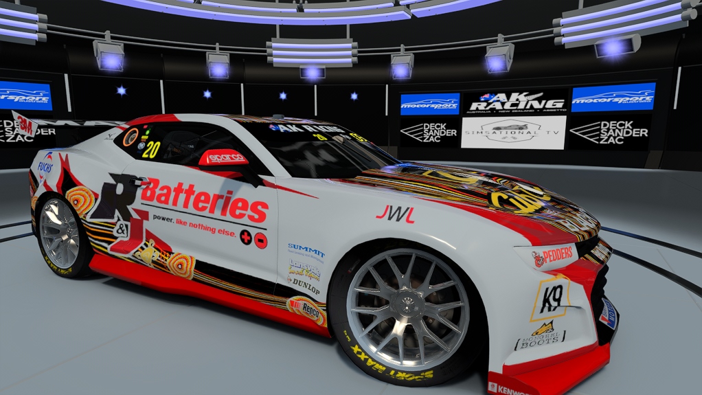 Supercars Gen3 Camaro AK, skin Scott Pye 2023 Indigenous design