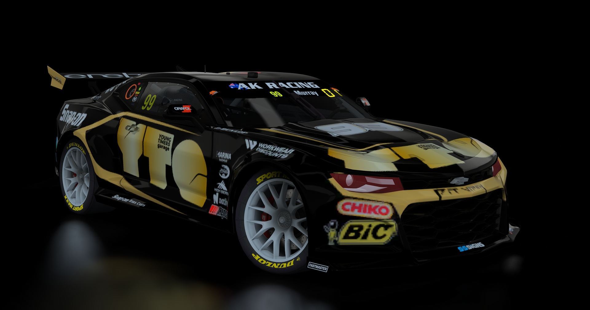 Supercars Gen3 Camaro AK, skin YGT_Murray