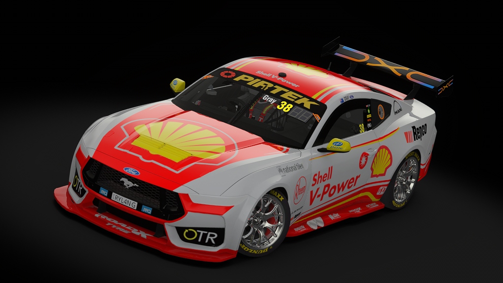 AKR Supercars Gen3 Mustang 2026, skin 2026_38_gray_agp
