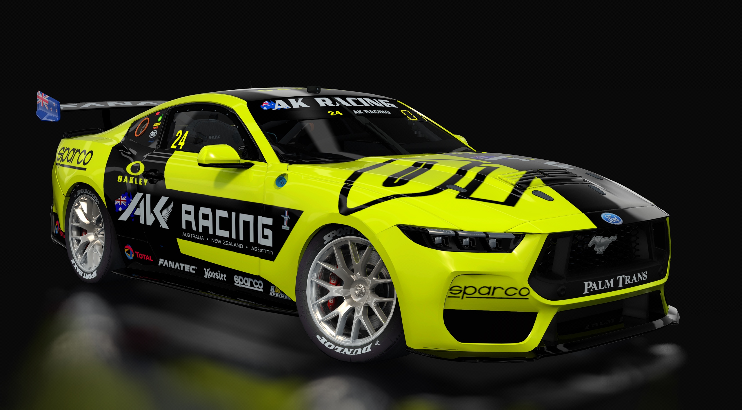 Supercars Gen3 Mustang AK, skin 2024_ak_gen3