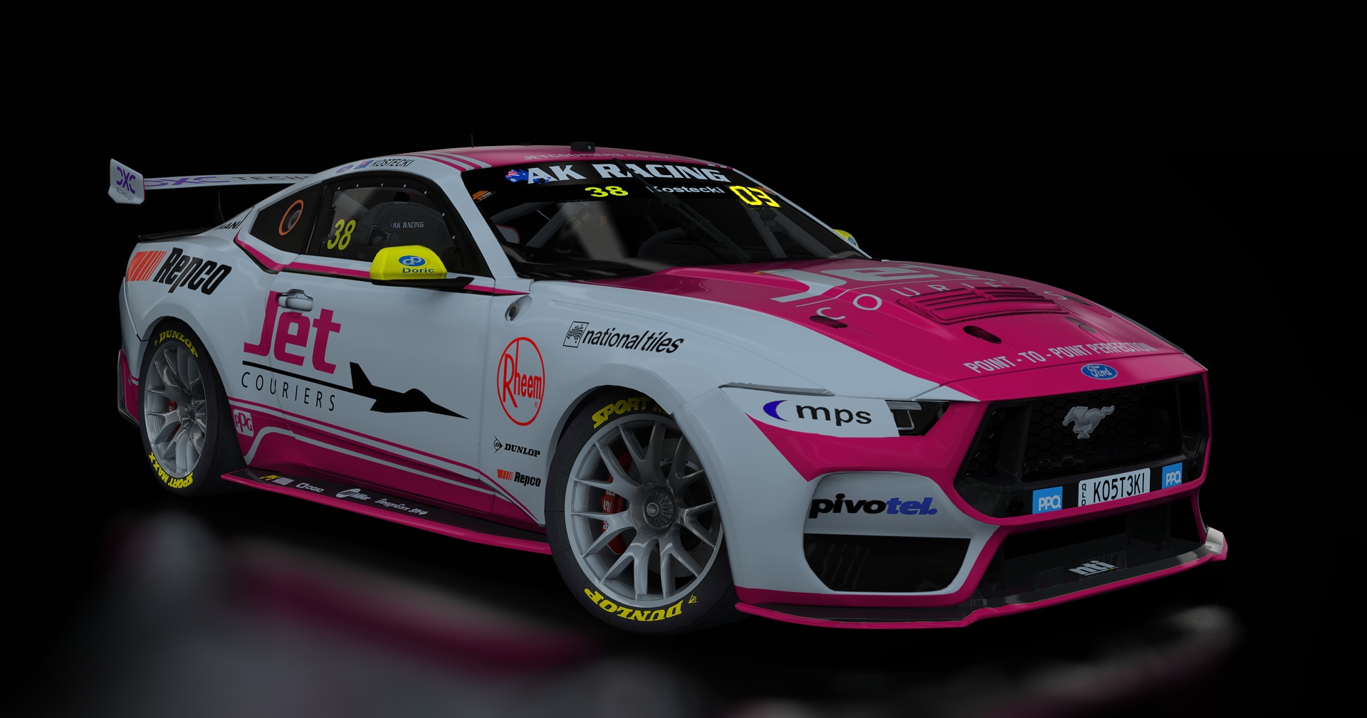 Supercars Gen3 Mustang AK, skin 38_kostecki_jet