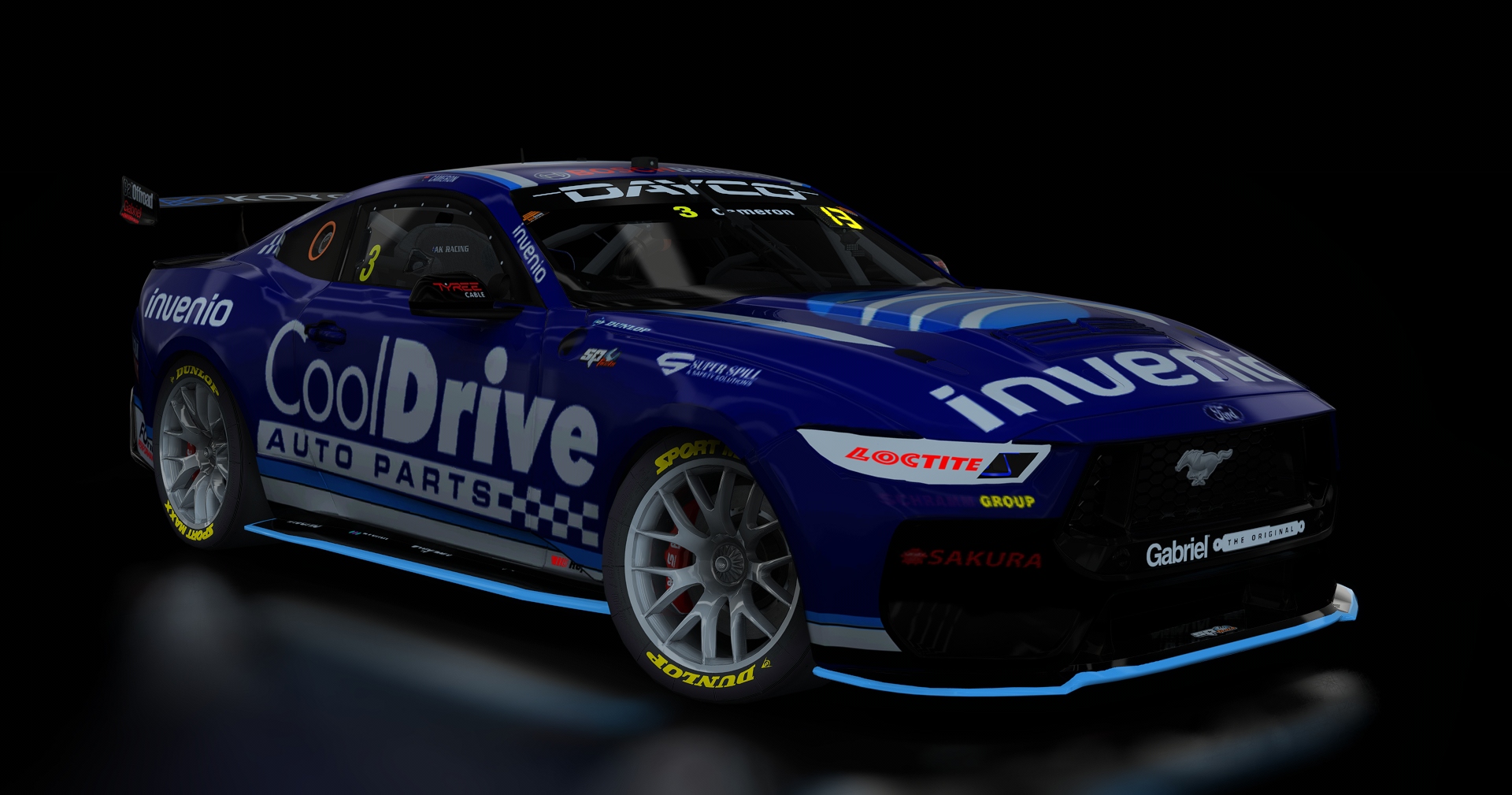 Supercars Gen3 Mustang AK, skin 3_cameron_2025