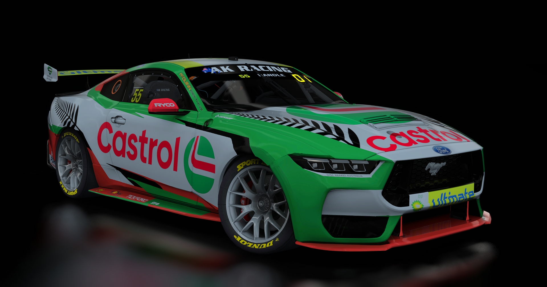 Supercars Gen3 Mustang AK, skin 55_randle_NZL