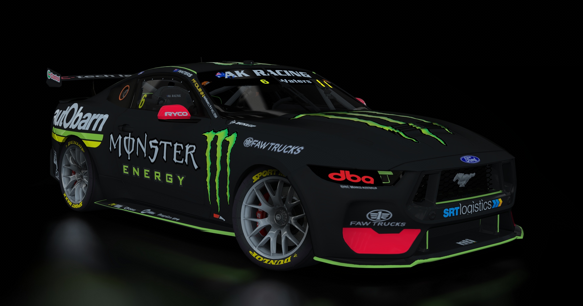 Supercars Gen3 Mustang AK, skin 6_waters_2025