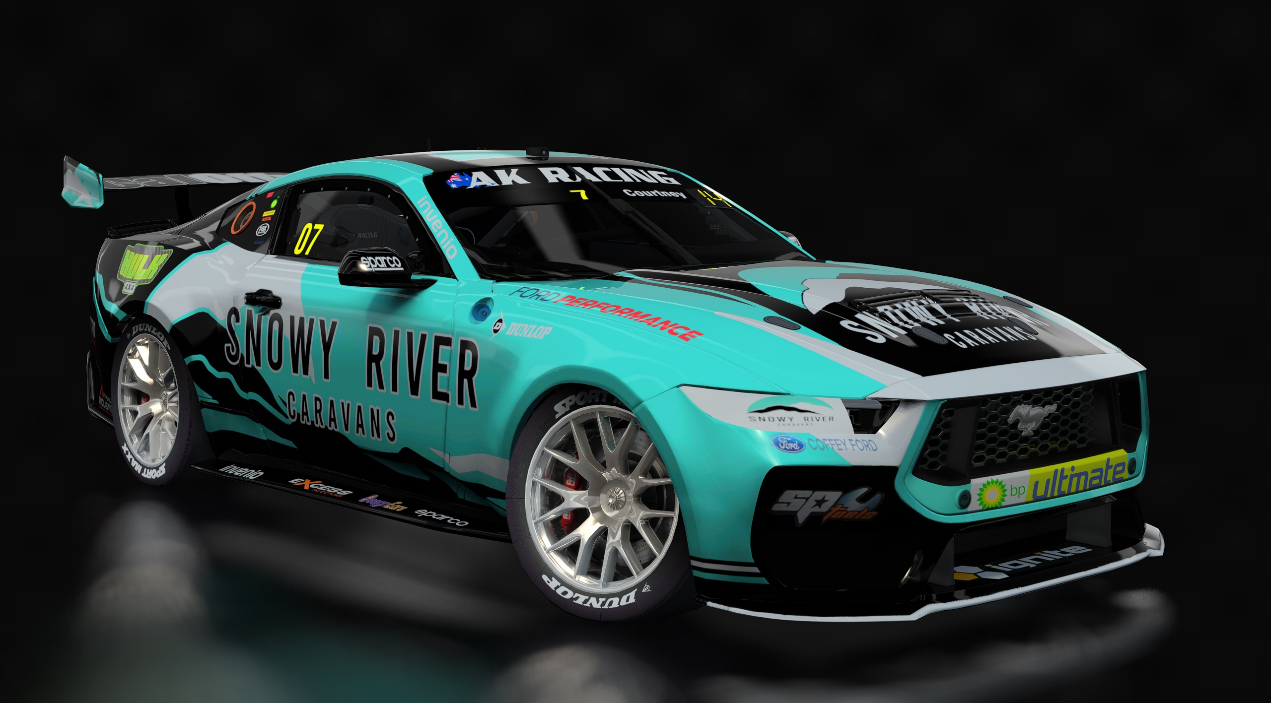 Supercars Gen3 Mustang AK, skin 7_courtney_src