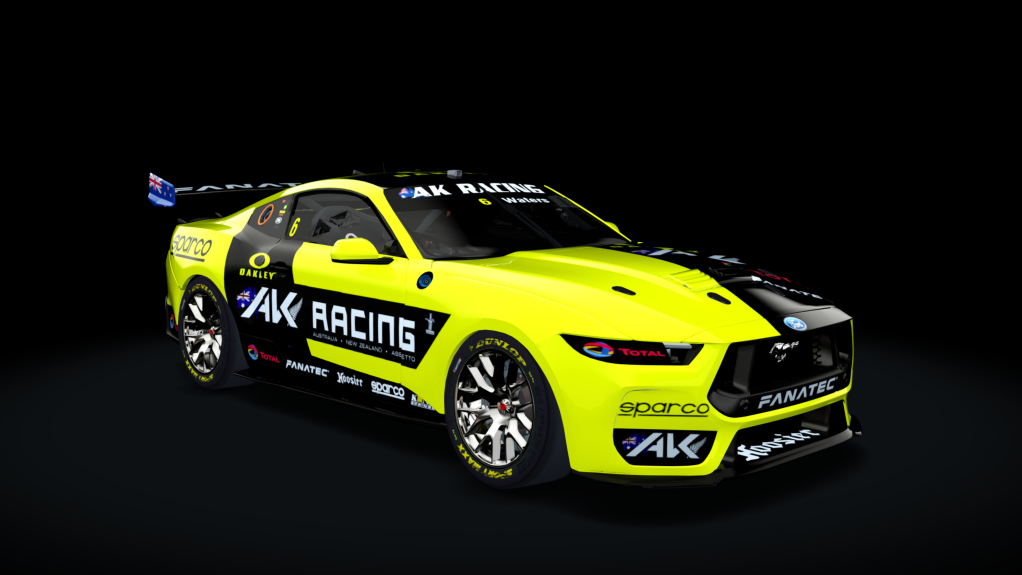 Supercars Gen3 Mustang AK, skin AK Mustang