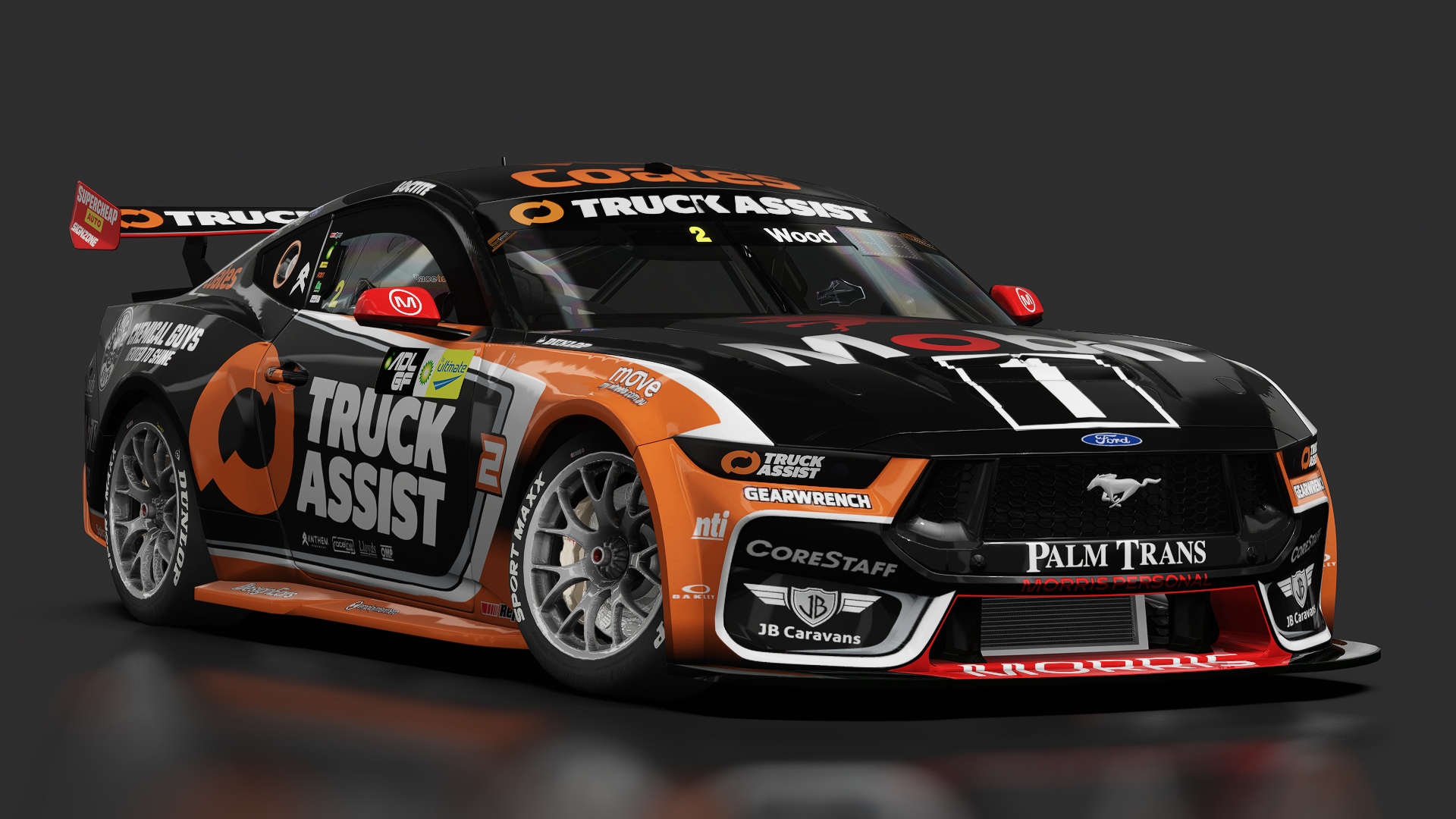 AKR Supercars Gen3 Mustang V2.0, skin 2025_2_wood