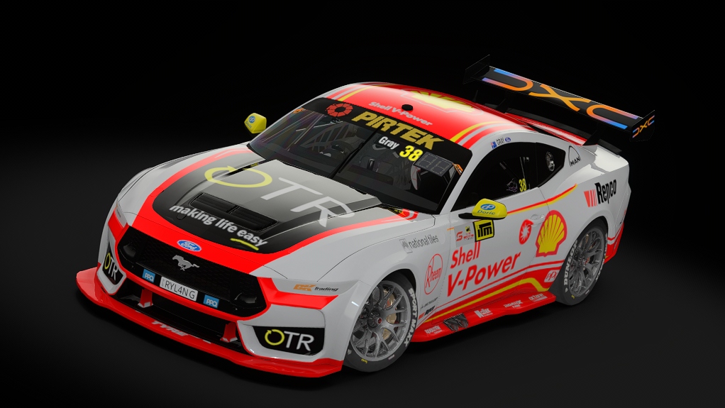 AKR Supercars Gen3 Mustang V2.0, skin 38_gray_2026