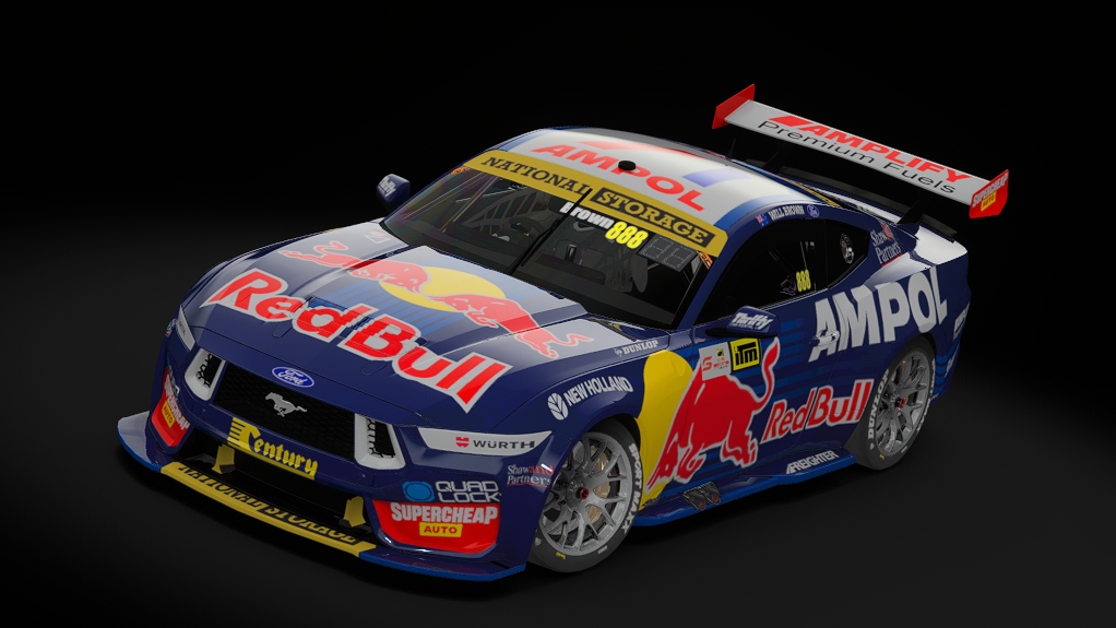 AKR Supercars Gen3 Mustang V2.0, skin 888_Brown_2026
