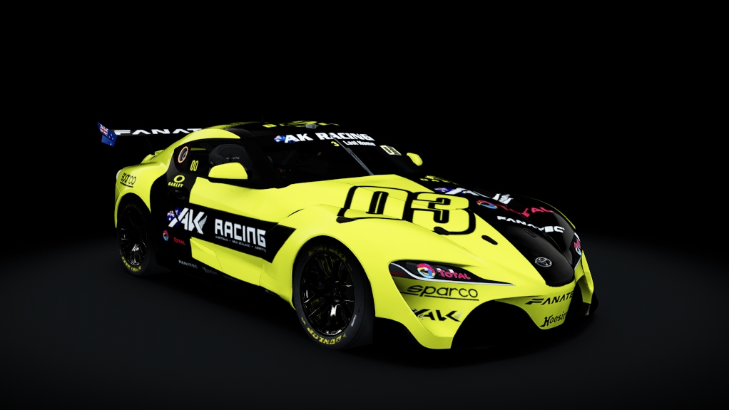 Supercars Gen3 Supra AK Preview Image