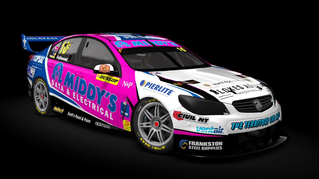 Supercar (V8) Holden Commodore VF, skin 2018_016_S2_R17