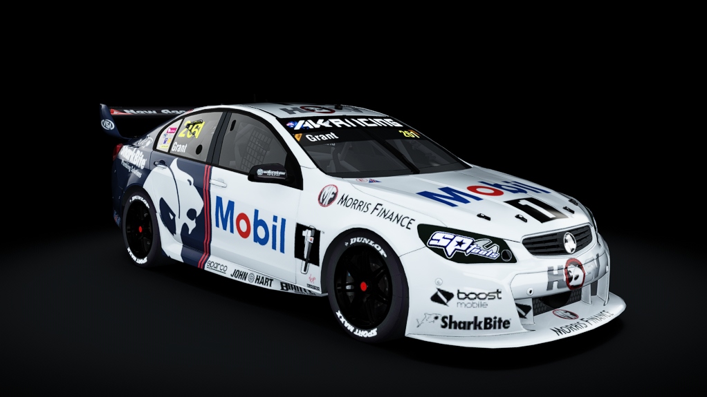 Supercar (EV8) Holden Commodore VF, skin akr_b4_grant_asplin