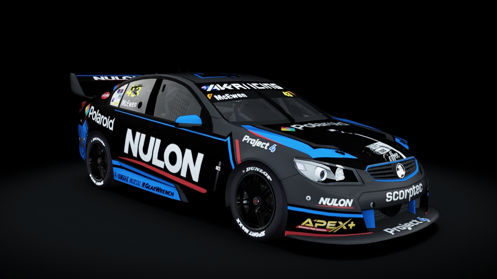 Supercar (EV8) Holden Commodore VF, skin akr_s12_mcewen