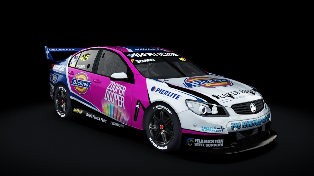 Supercar (EV8) Holden Commodore VF, skin akr_s12_scowen