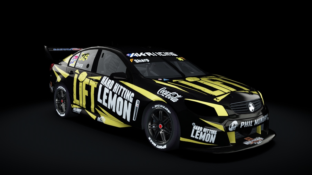 Supercar (EV8) Holden Commodore VF, skin akr_s12_sharp