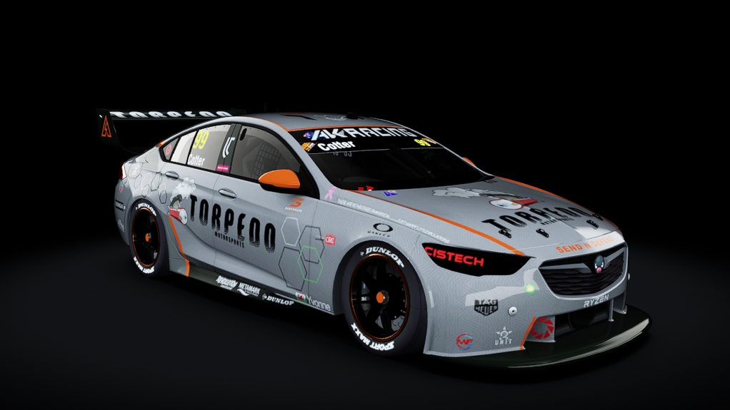 Supercar (EV8) Holden Commodore ZB, skin akr_b4_fitness_cotter