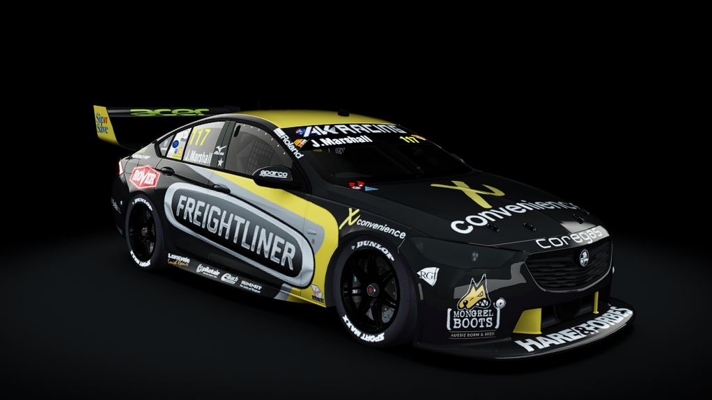 Supercar (EV8) Holden Commodore ZB, skin akr_b4_jmarshall_hmarshall