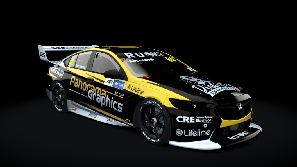 Supercar (EV8) Holden Commodore ZB, skin akr_s11_Licciardo