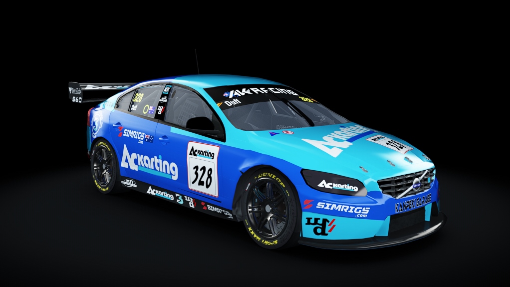 Supercar (EV8) Volvo 2024 S60, skin akr_s12_duff