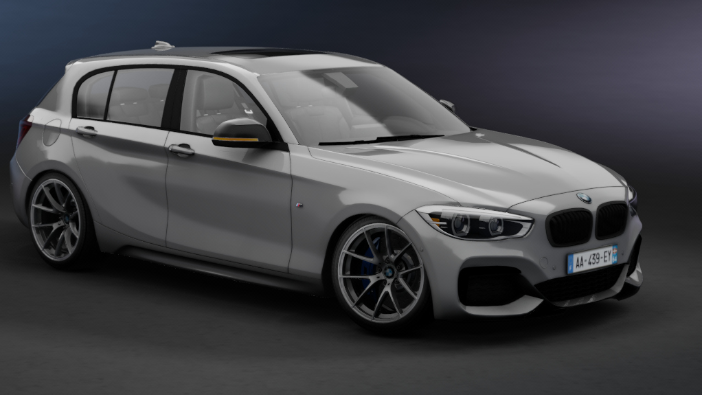 BMW M140i xDrive 2019, skin 05 - BMW Individual Silver Grey metallic