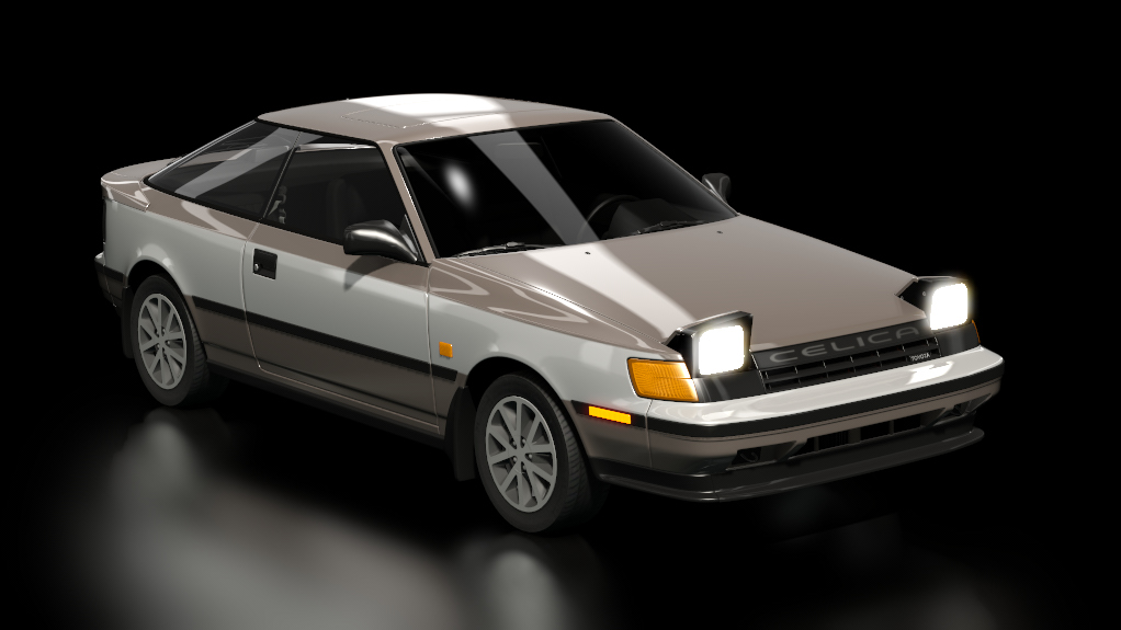 Toyota Celica 2.0 GT 1986, skin brownbeige