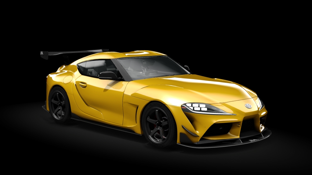 Toyota GR Supra A90 RZ-R, skin Nitro Yellow