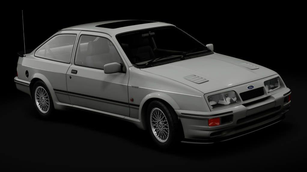 Ford Sierra RS500, skin 01_spark_silver_metallic