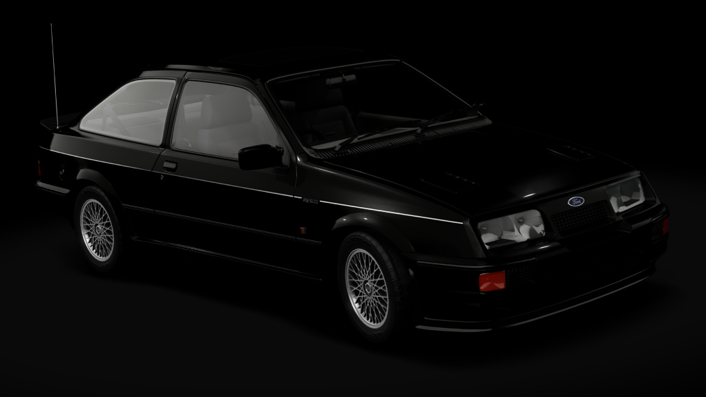 Ford Sierra RS500, skin 02_super_black