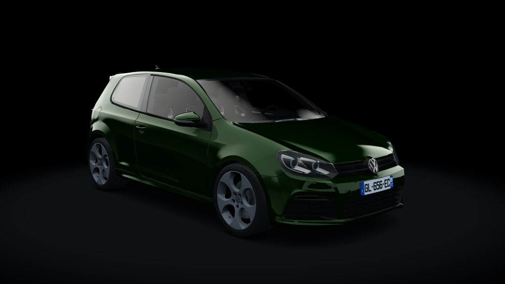 Volkswagen  Golf 6 GTI, skin Dark Green