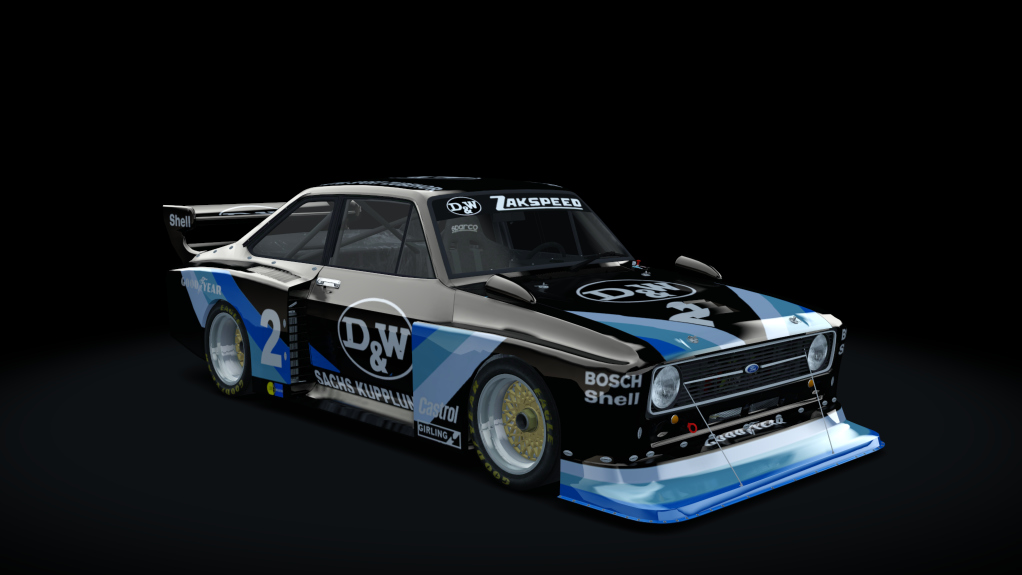 Ford Escort  Zakspeed MKII RS Turbo DRM Div II, skin Dw