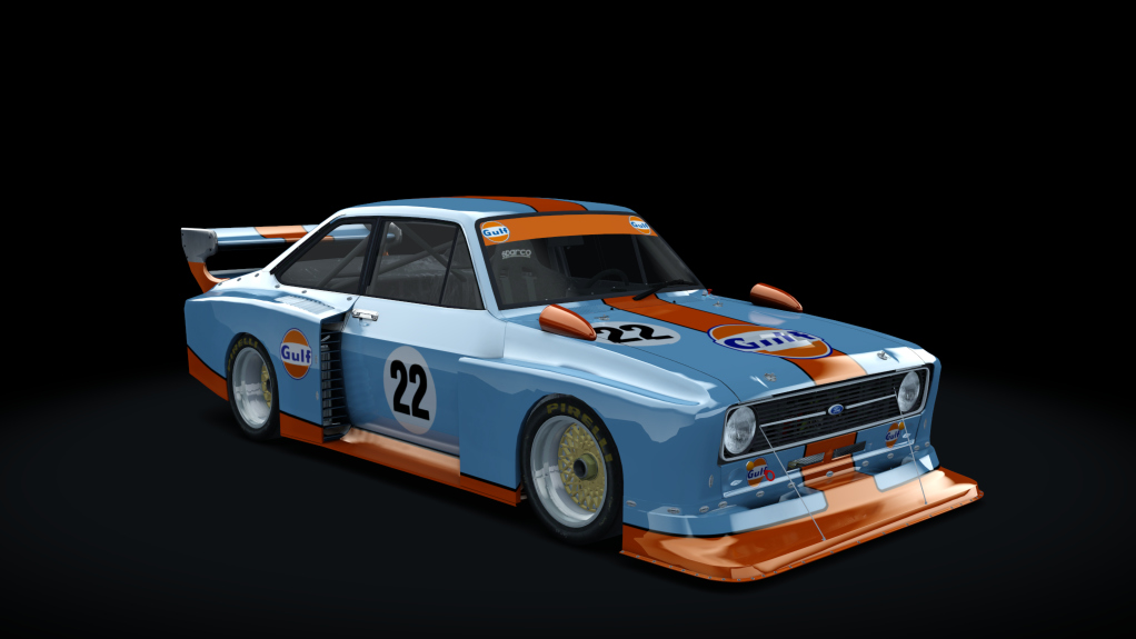 Ford Escort  Zakspeed MKII RS Turbo DRM Div II, skin Ford_Gulf_Racing