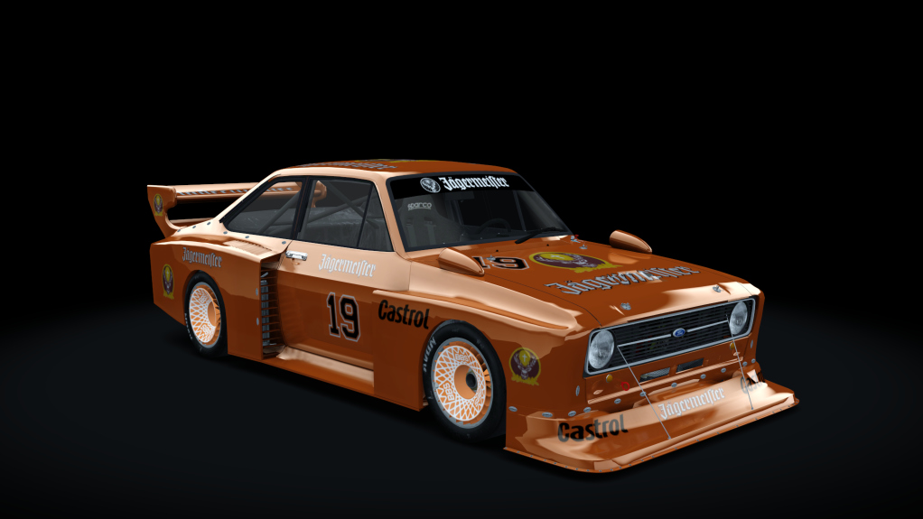 Ford Escort  Zakspeed MKII RS Turbo DRM Div II, skin Jägermeister