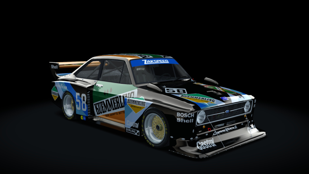 Ford Escort  Zakspeed MKII RS Turbo DRM Div II, skin Kuemmerling